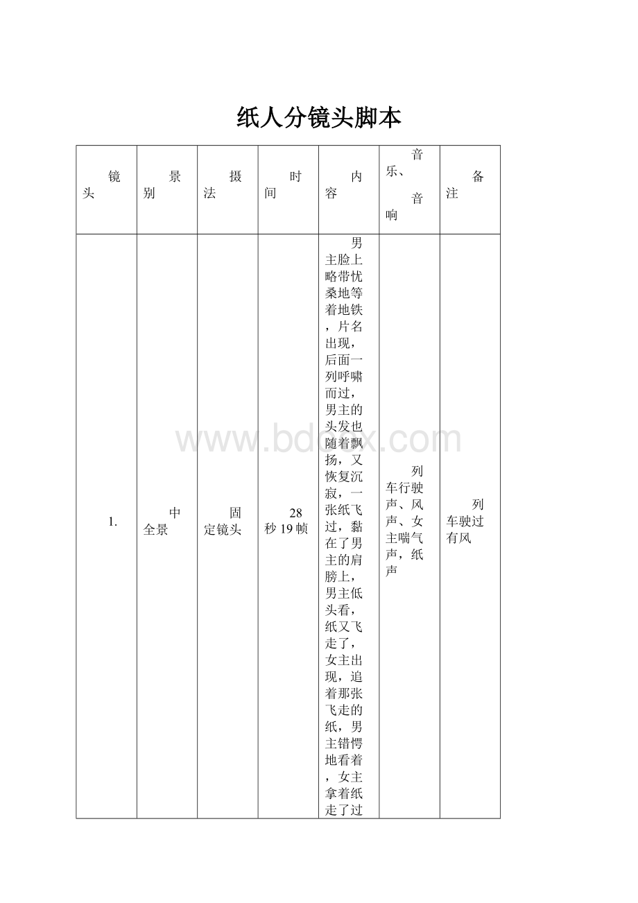 纸人分镜头脚本.docx_第1页