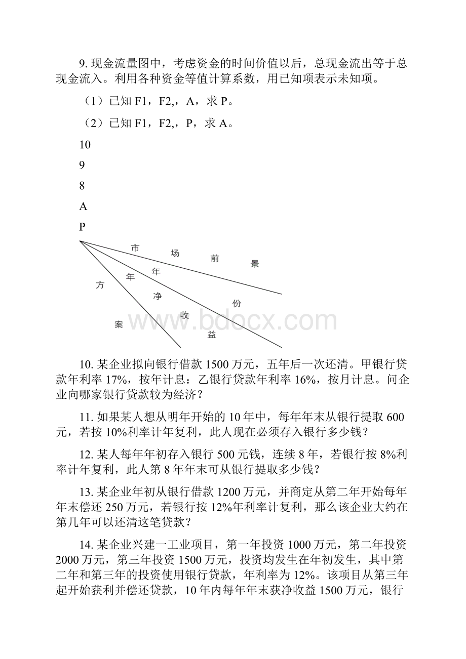 技术经济学习题集 1说课讲解.docx_第2页