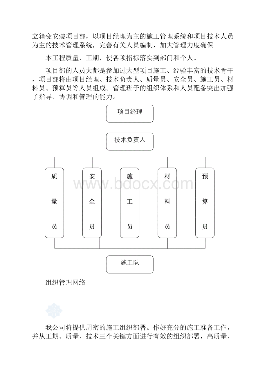 630KVA箱变安装施工组织设计.docx_第3页