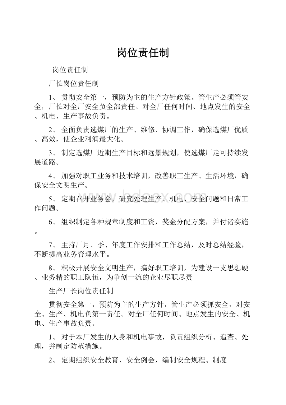 岗位责任制.docx_第1页