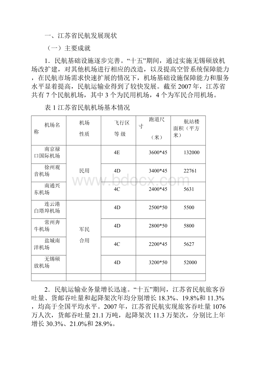 江苏省民航十一五至年发展规划.docx_第2页