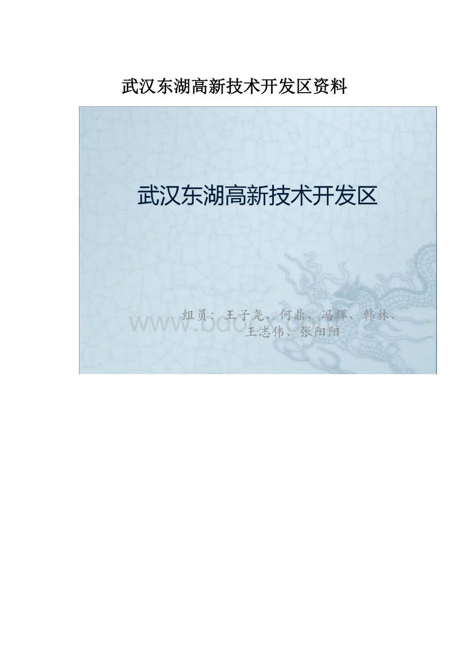 武汉东湖高新技术开发区资料.docx_第1页