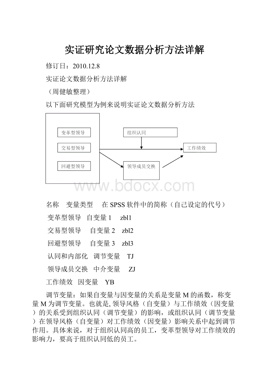 实证研究论文数据分析方法详解.docx