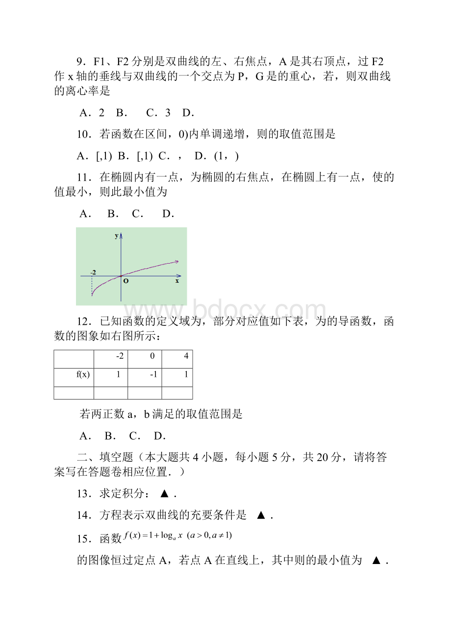 高二下学期期末考试数学1班.docx_第2页