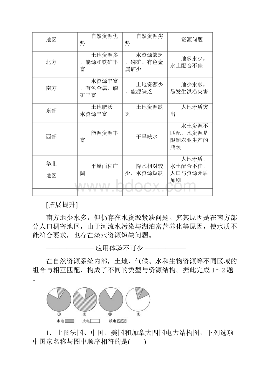 学年高中地理 第二单元 资源利用与生态保护 第三节 资源及生态环境保护教学案 鲁教.docx_第3页