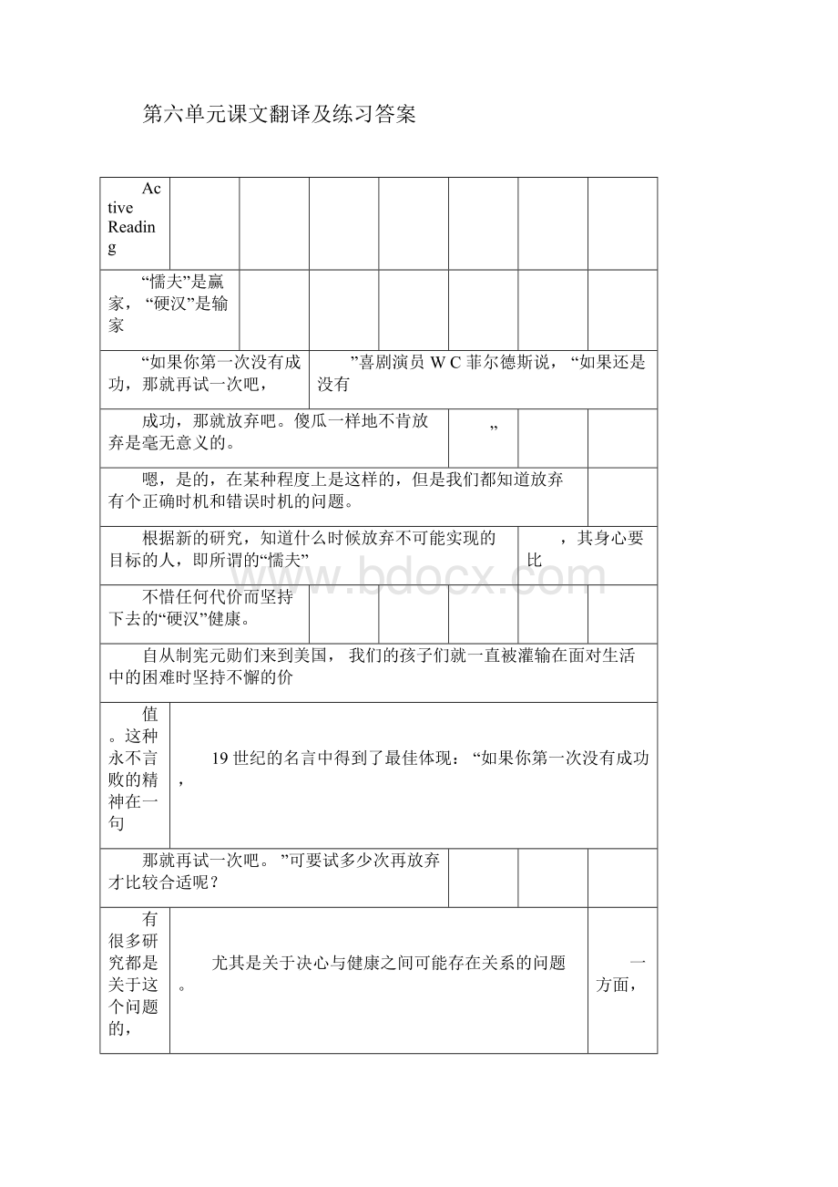 新视界大学英语第2册第6单元课文翻译及练习答案.docx_第3页