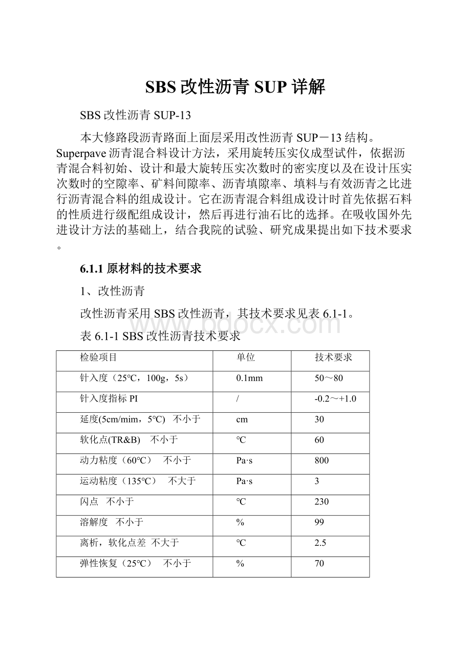 SBS改性沥青SUP详解.docx