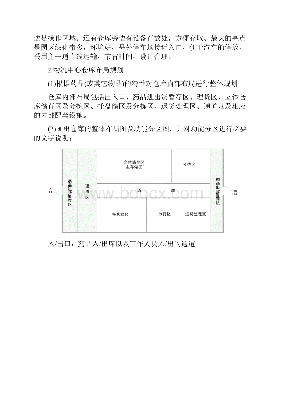 物流中心规划实训报告书范本.docx_第3页