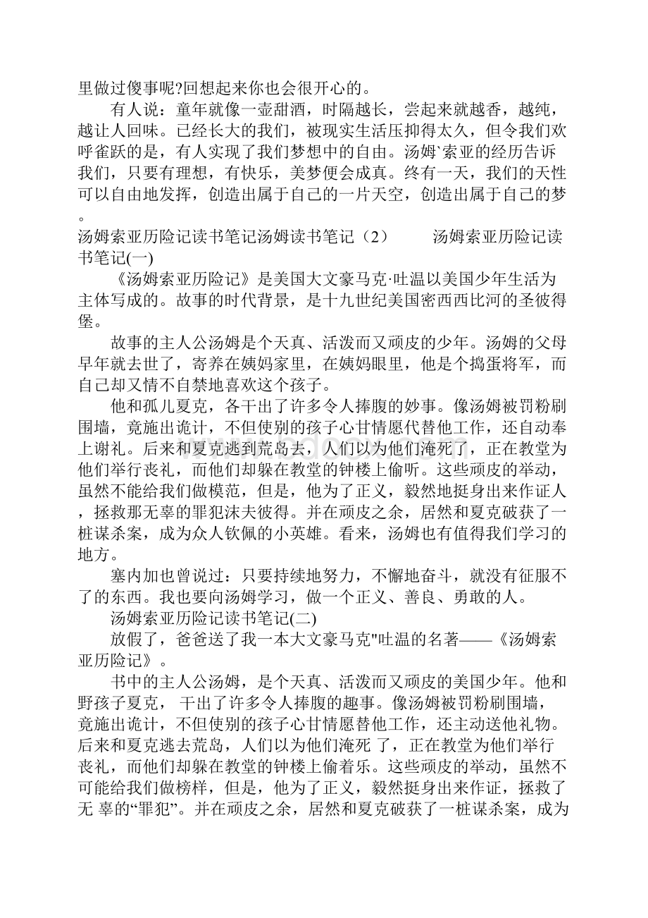 汤姆读书笔记4篇.docx_第3页