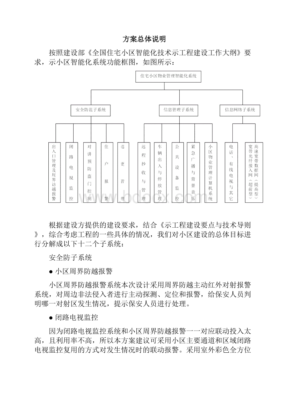 小区智能化系统方案书.docx_第3页