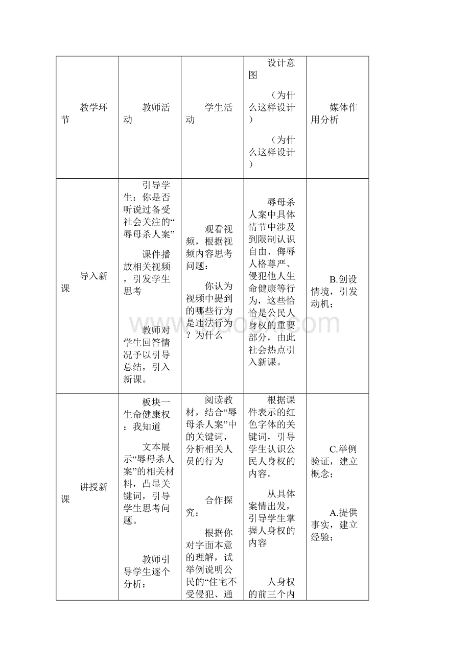 八年级道德与法治上册 第四单元 人身权受教育权美.docx_第3页