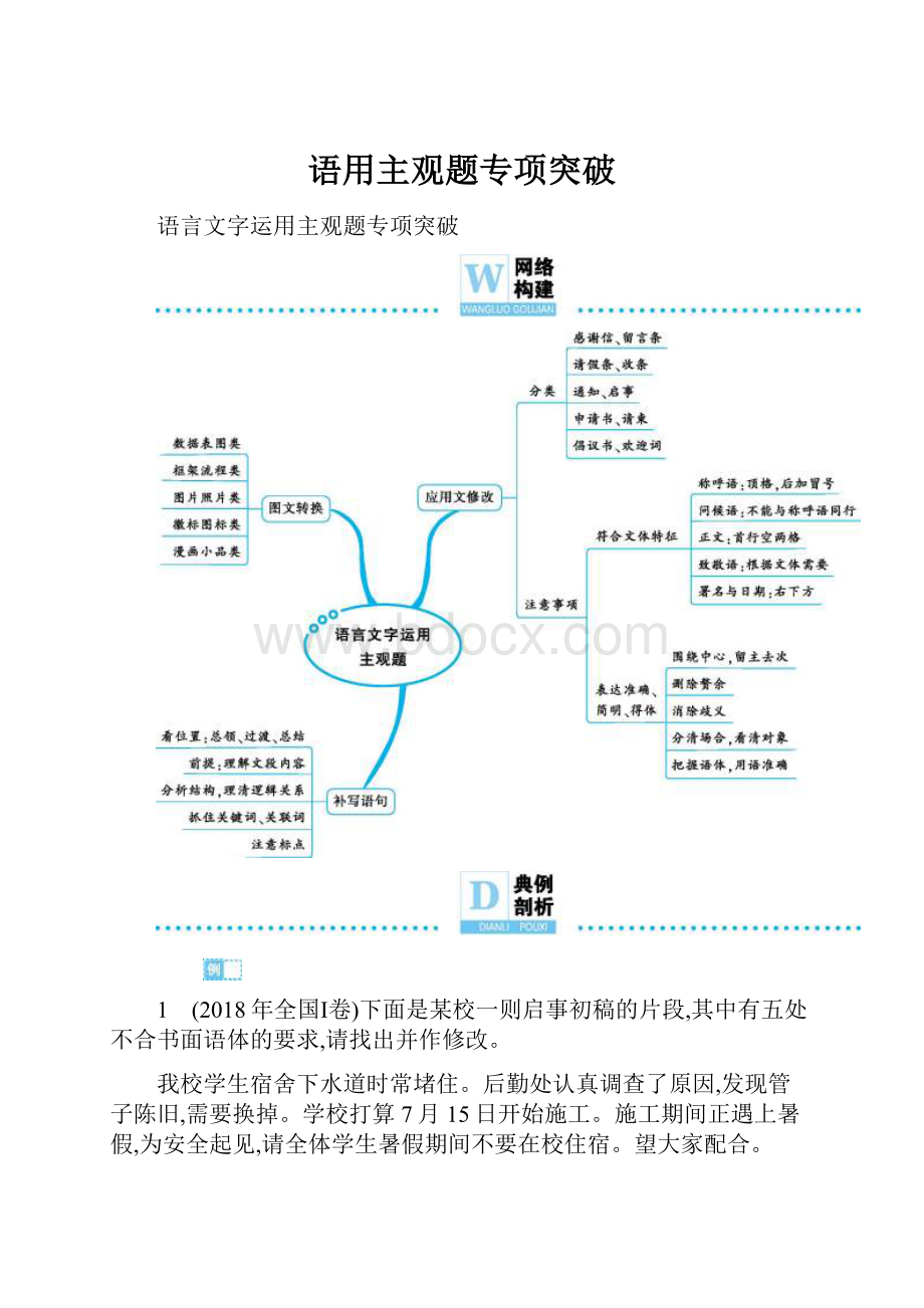 语用主观题专项突破.docx