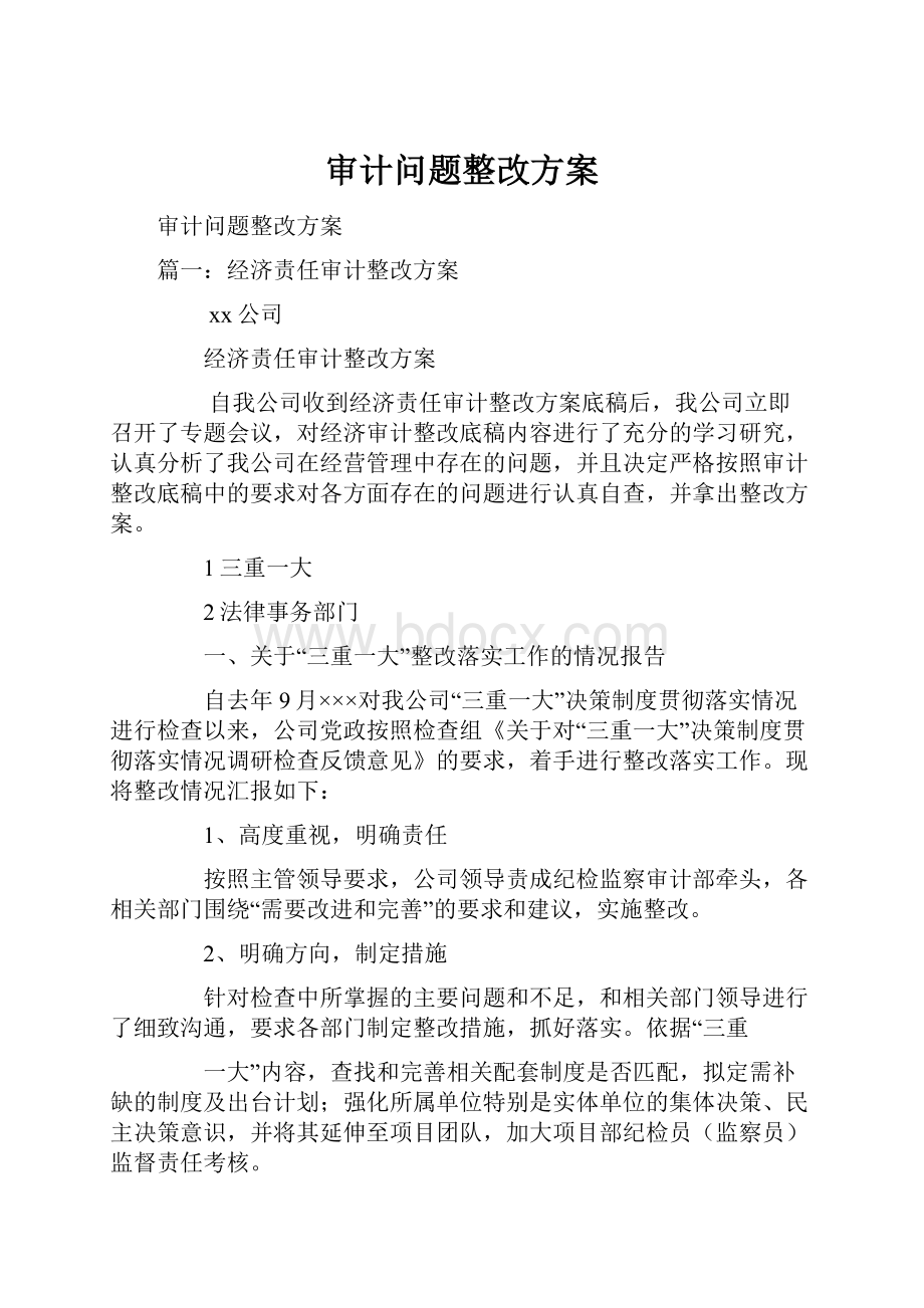 审计问题整改方案.docx