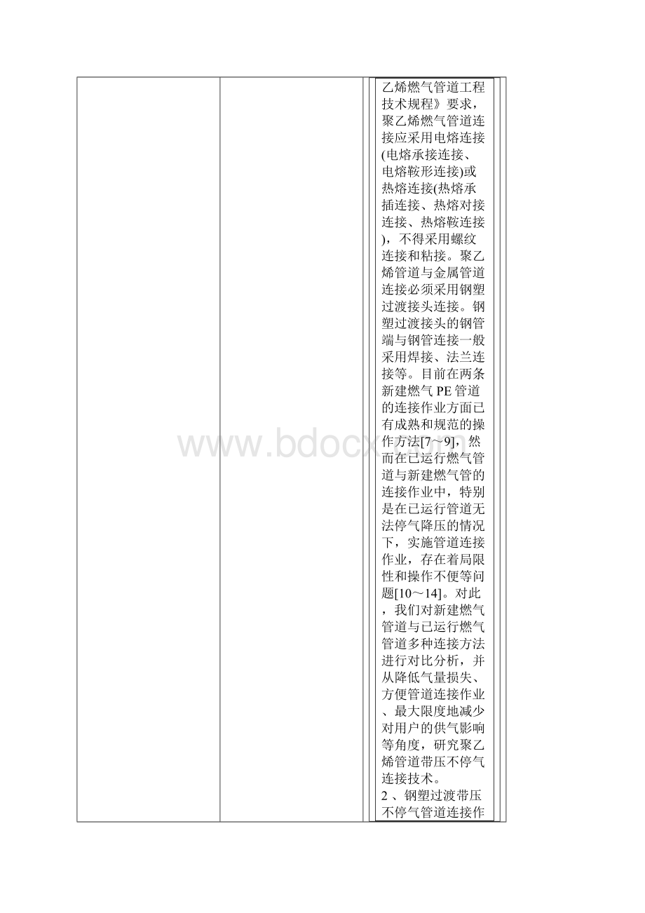 聚乙烯燃气管道带压不停气连接.docx_第3页