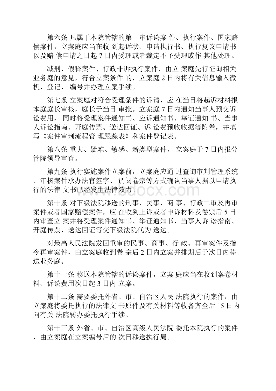 山东省高级人民法院审判执行流程管理规程.docx_第3页