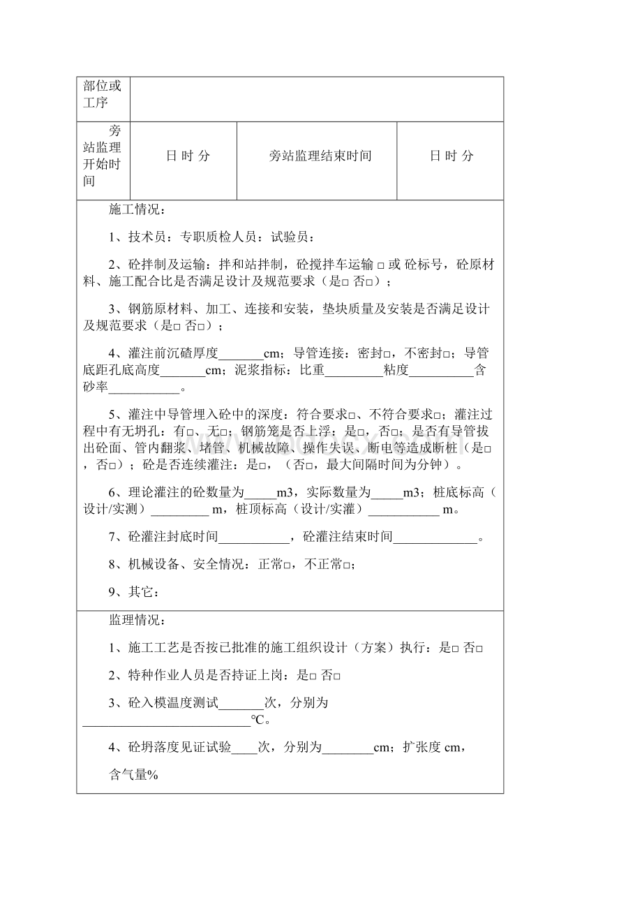 旁站记录表大全完整优秀版.docx_第3页