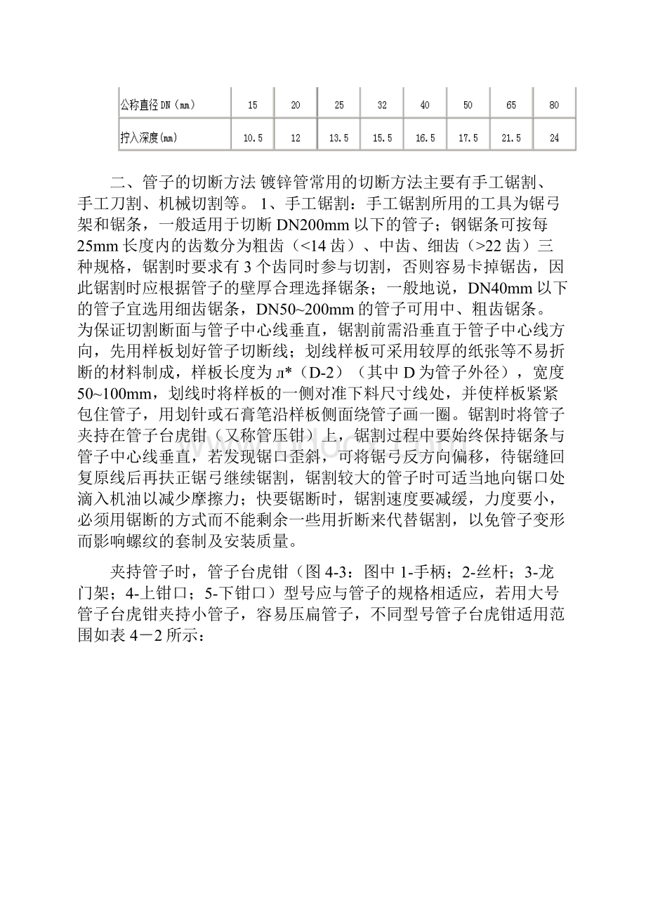 镀锌钢管螺纹连接方法.docx_第2页