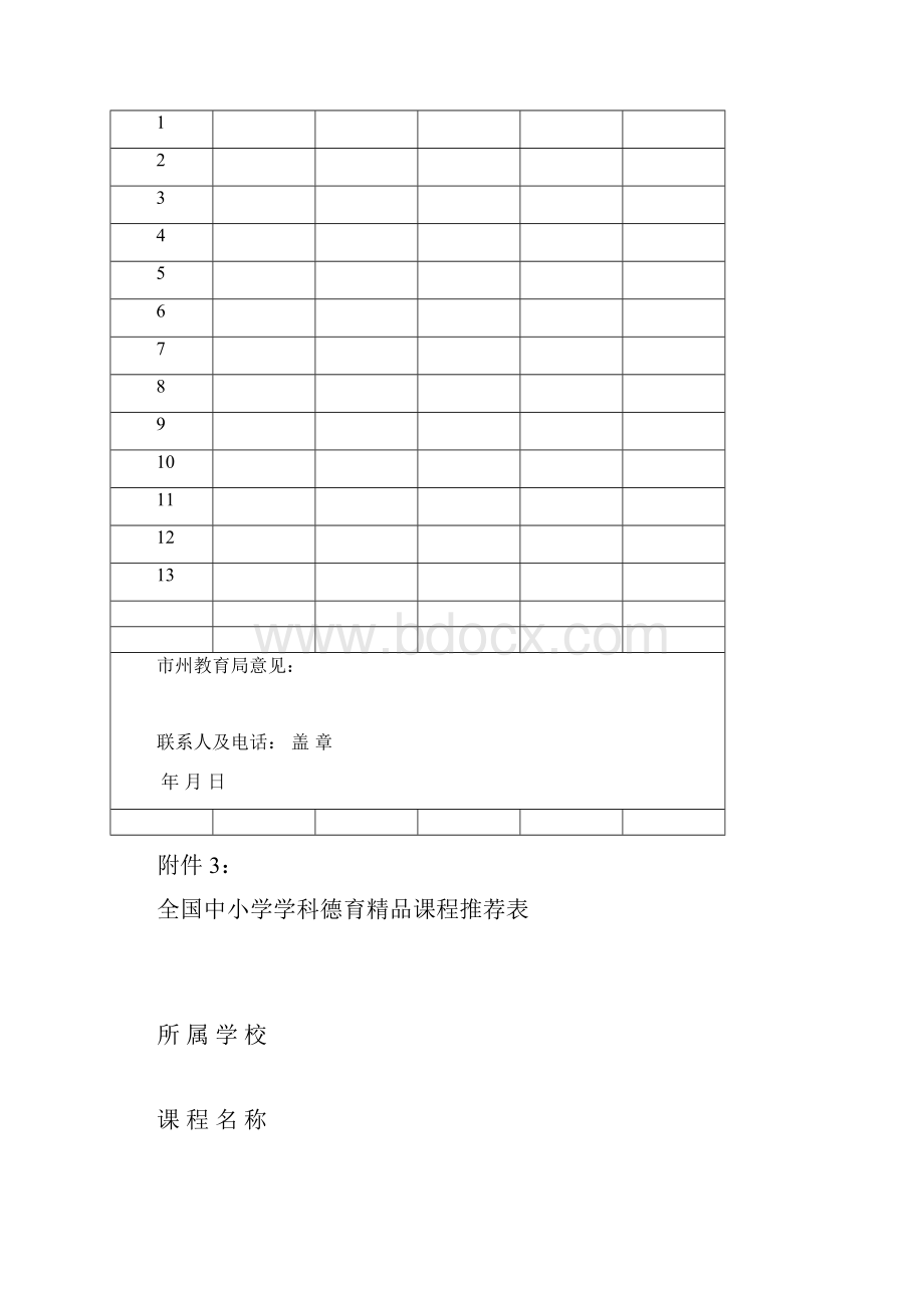 中小学学科德育精品课程征集评选方案.docx_第3页