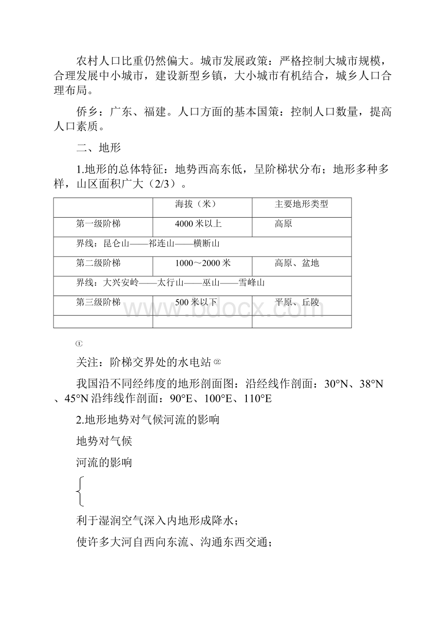 高中中国地理知识点总结.docx_第2页
