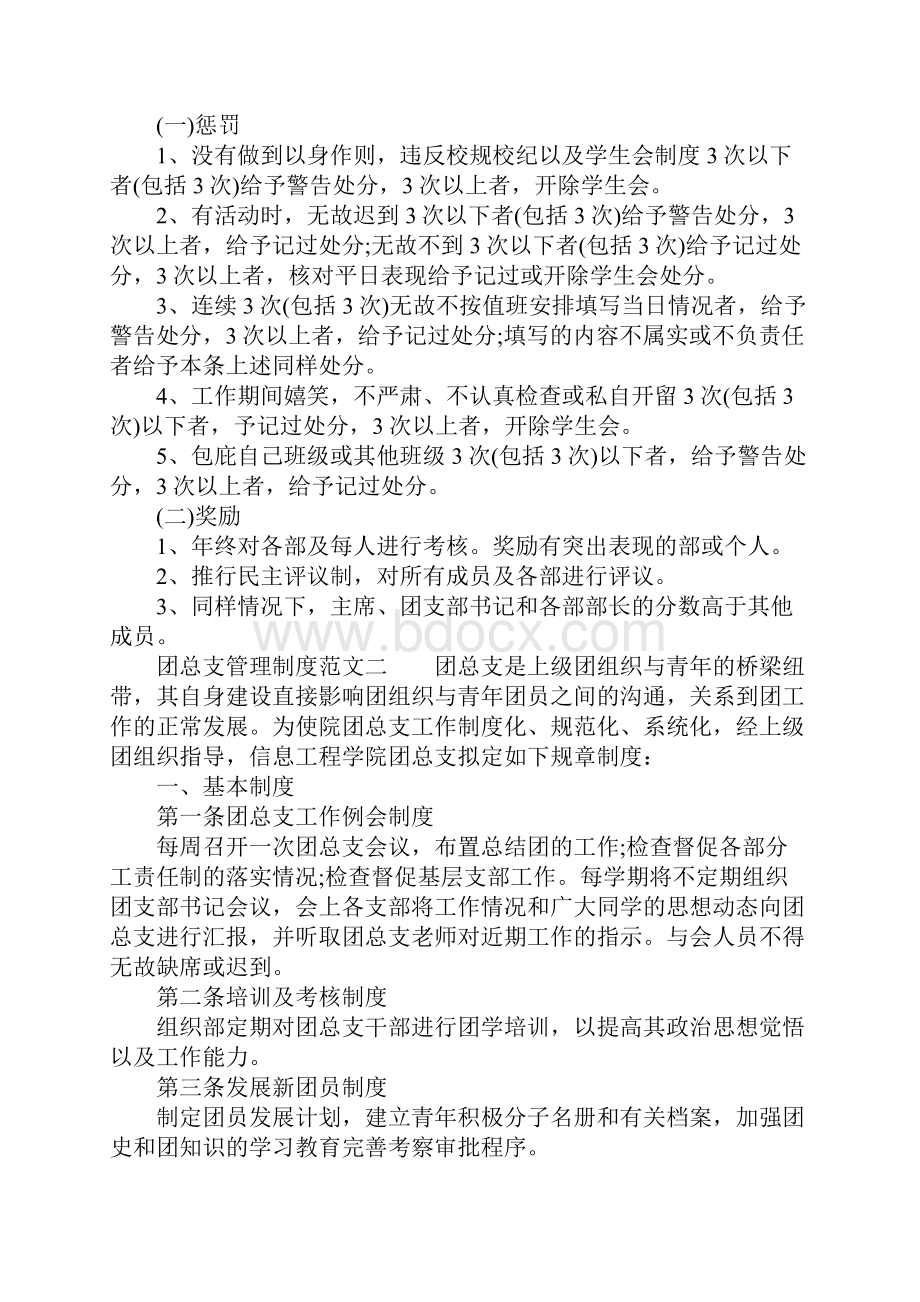 团总支管理制度范文三篇.docx_第3页