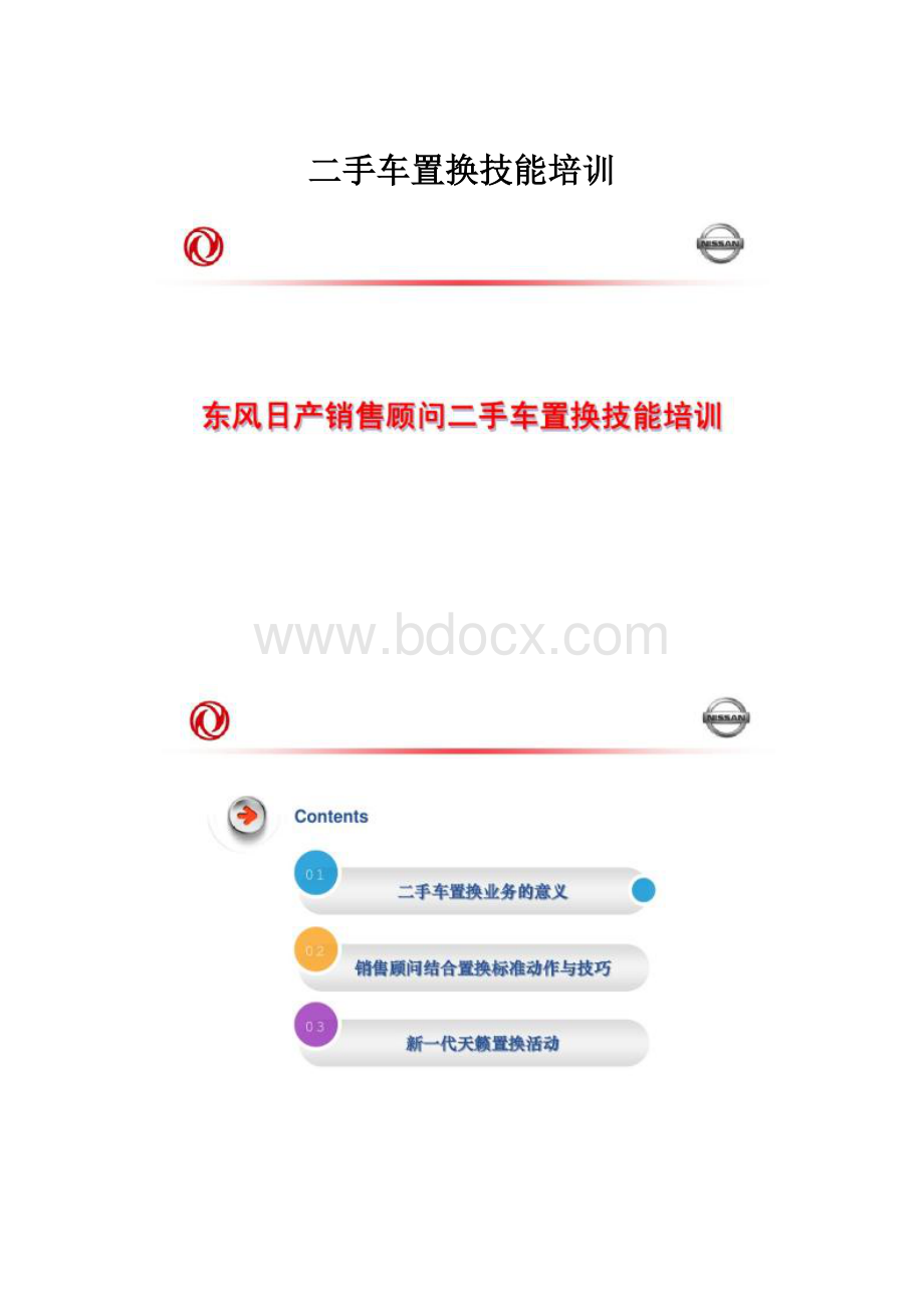 二手车置换技能培训.docx