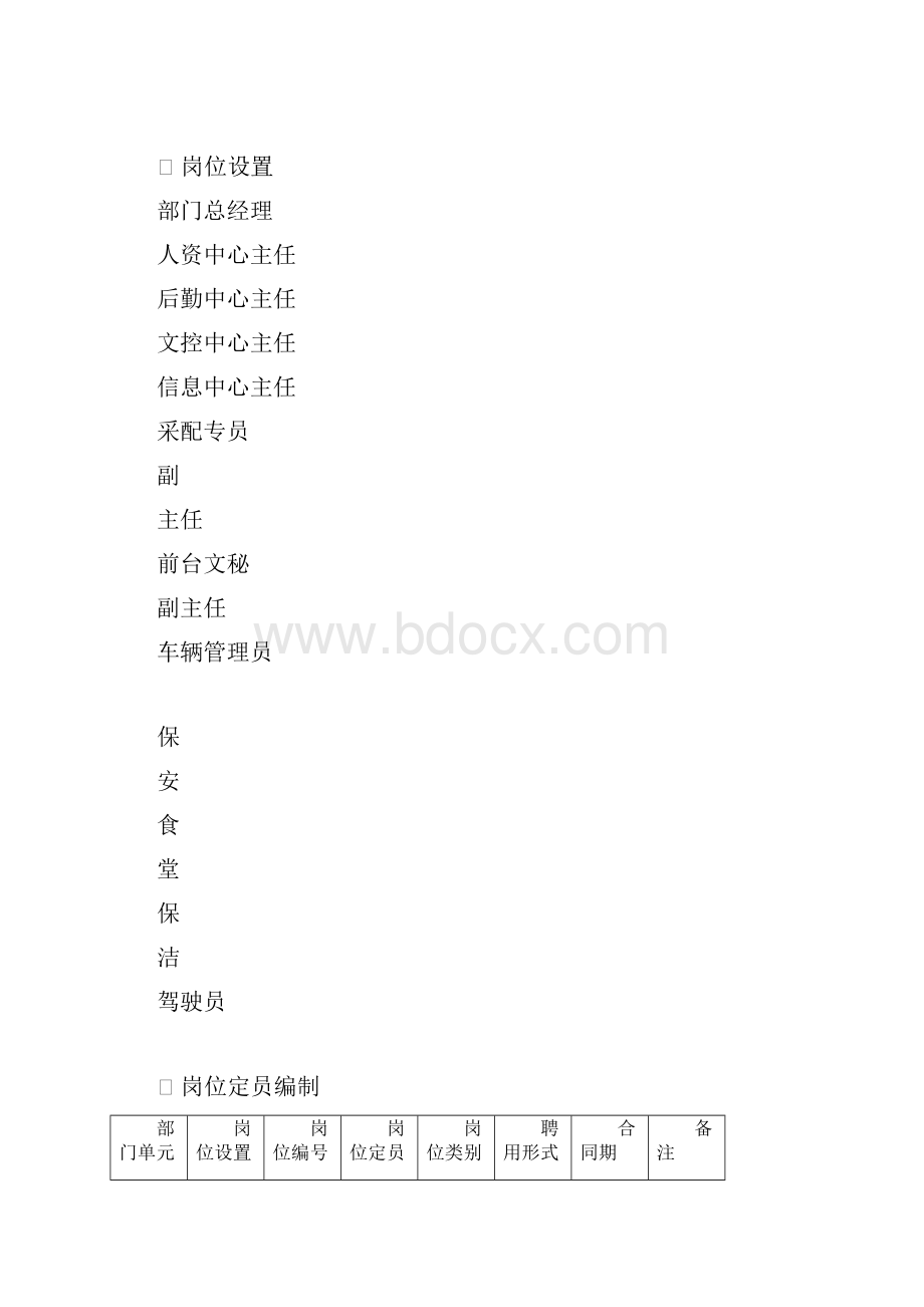 行政部岗位设置及岗位说明书.docx_第2页