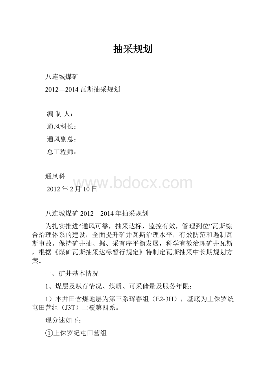 抽采规划.docx