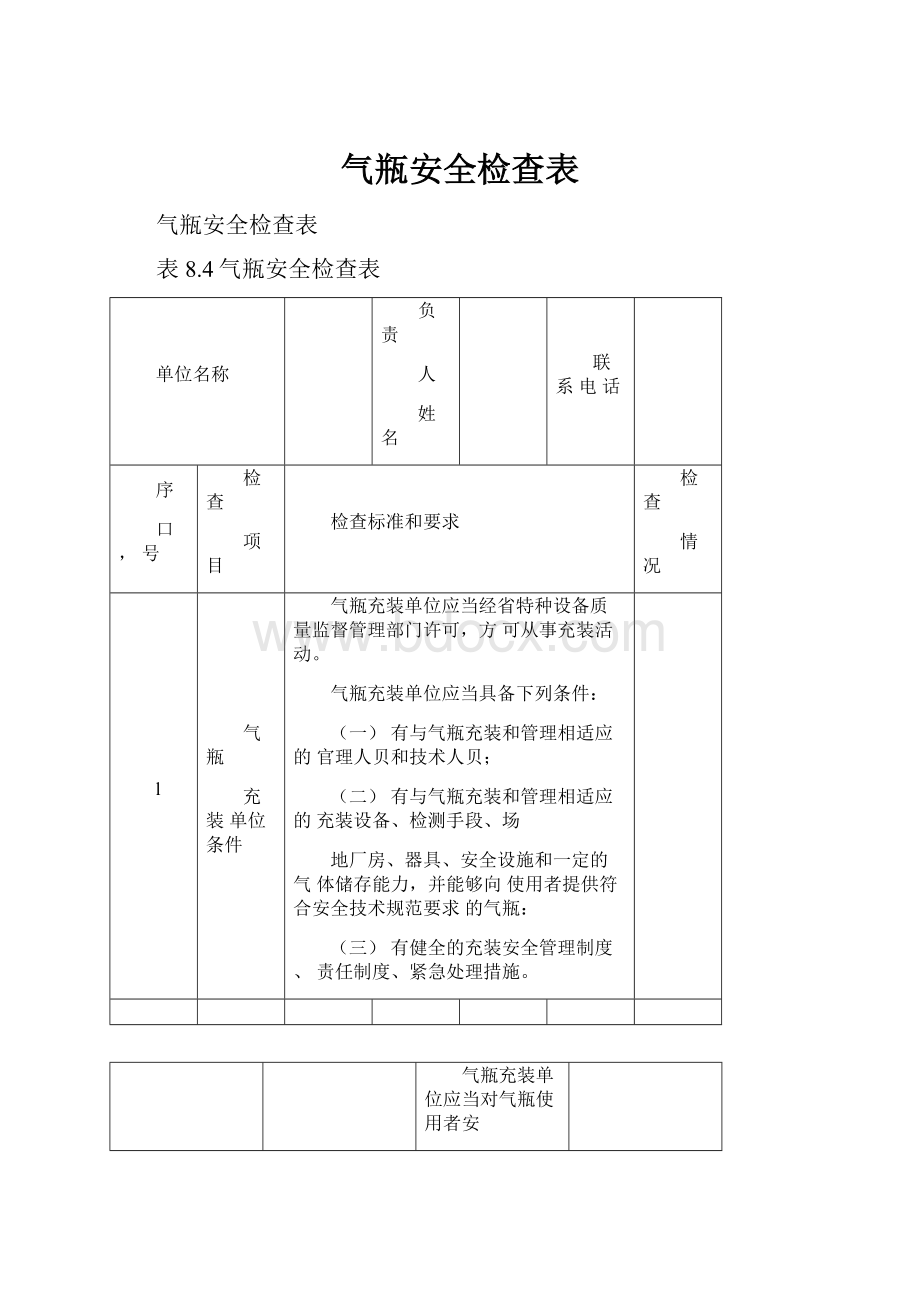 气瓶安全检查表.docx