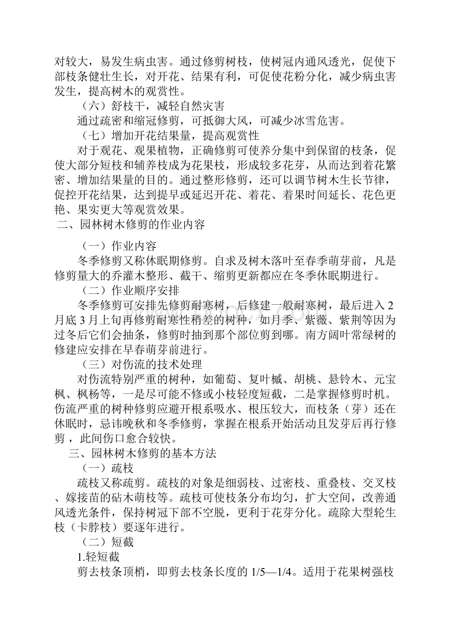 园林树木修剪与整形技术规范参考标准.docx_第2页