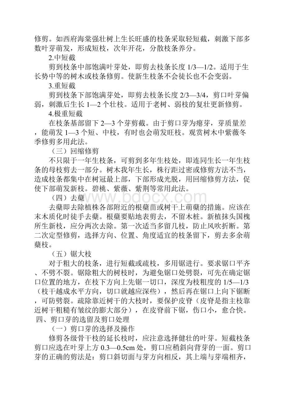 园林树木修剪与整形技术规范参考标准.docx_第3页