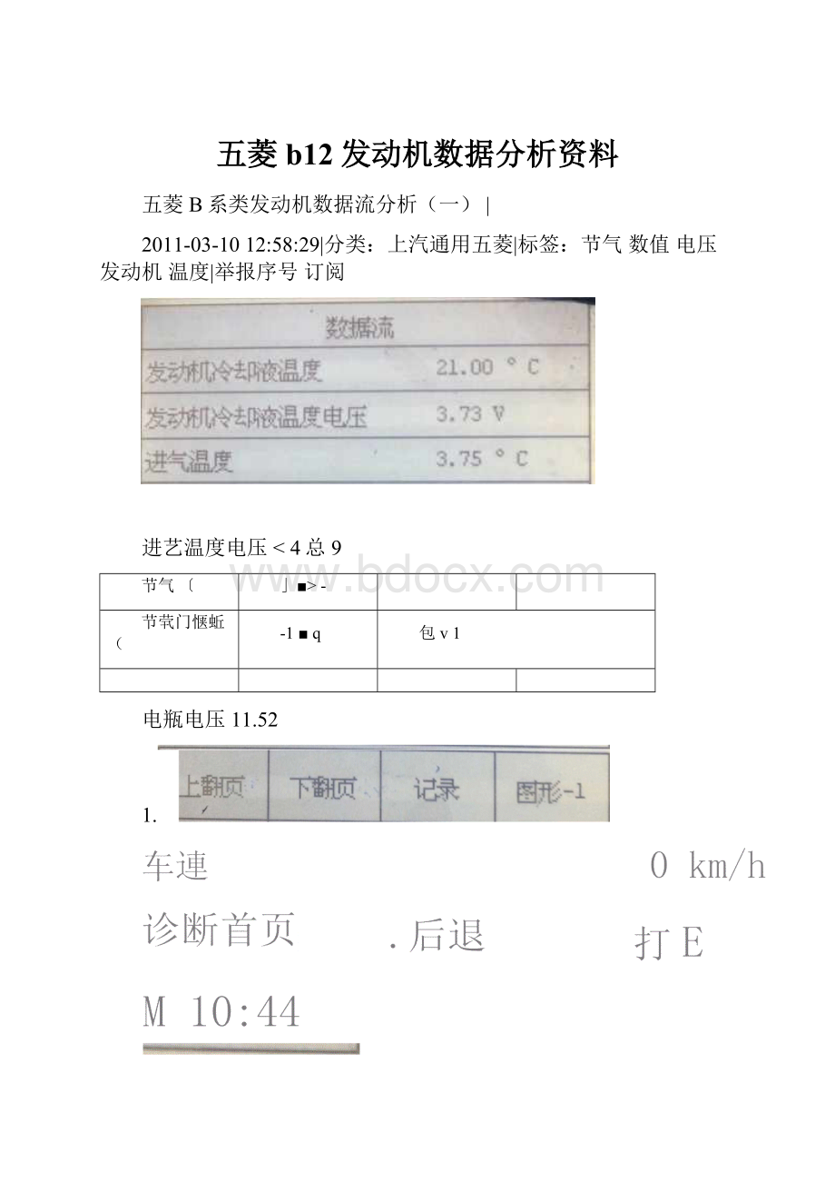 五菱b12发动机数据分析资料.docx