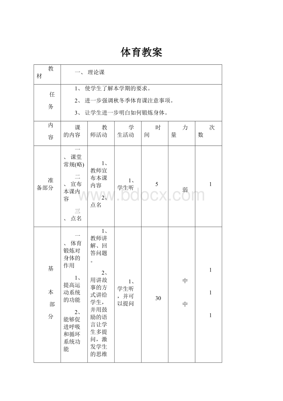 体育教案.docx_第1页