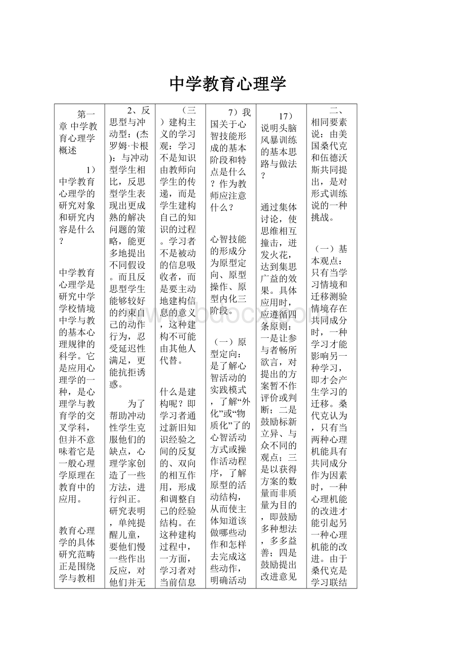 中学教育心理学.docx_第1页