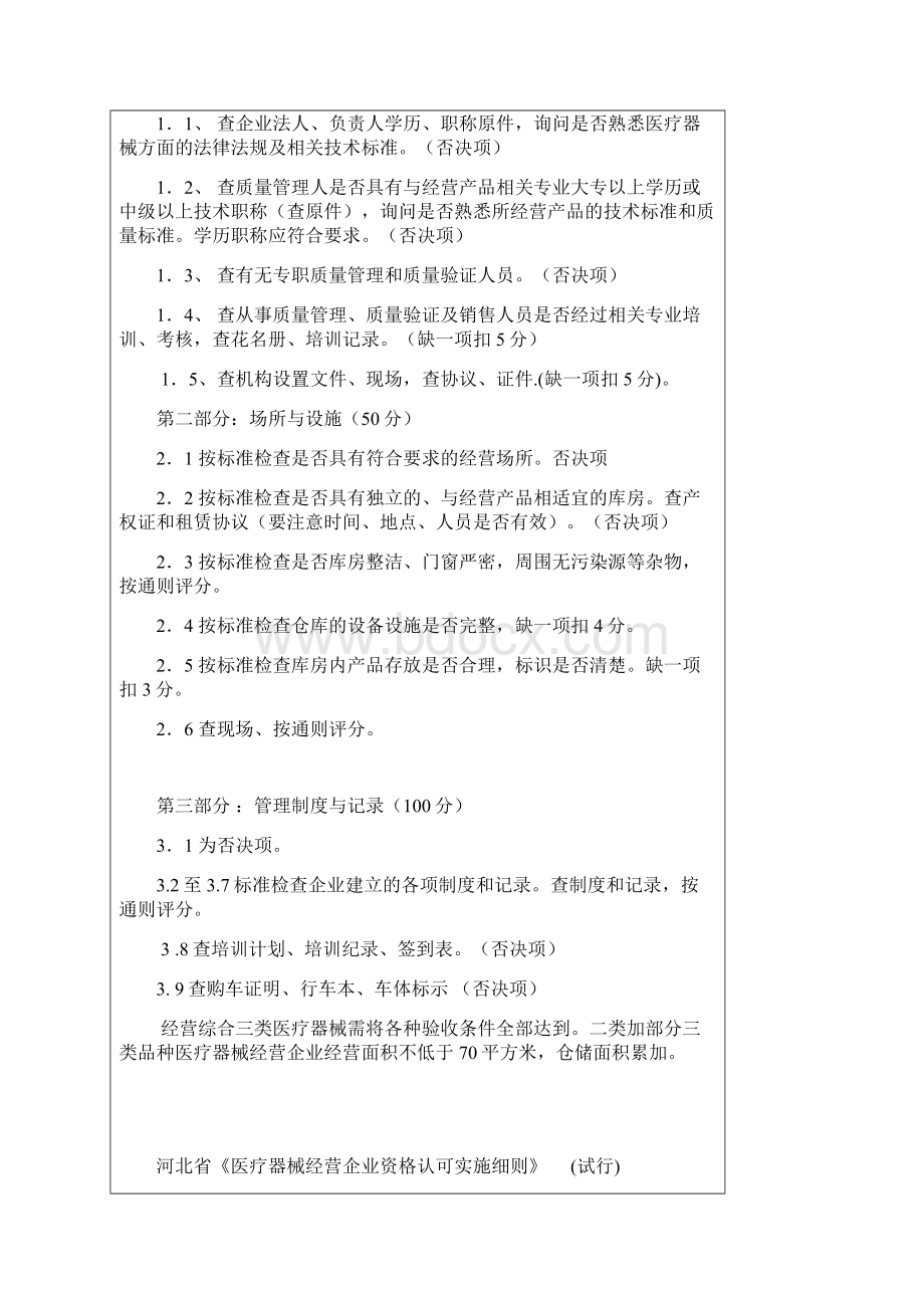 河北省医疗器械经营企业资格认可实施细则.docx_第2页