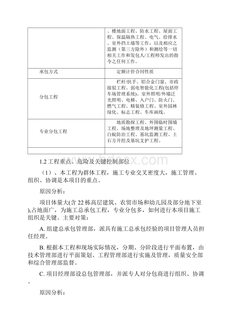 住宅区工程安全生产策划书资料.docx_第3页