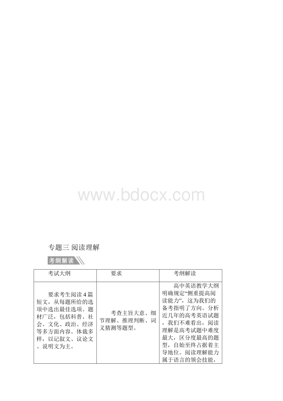 江苏专用高考英语二轮培优复习专题三阅读理解习题有答案.docx_第2页