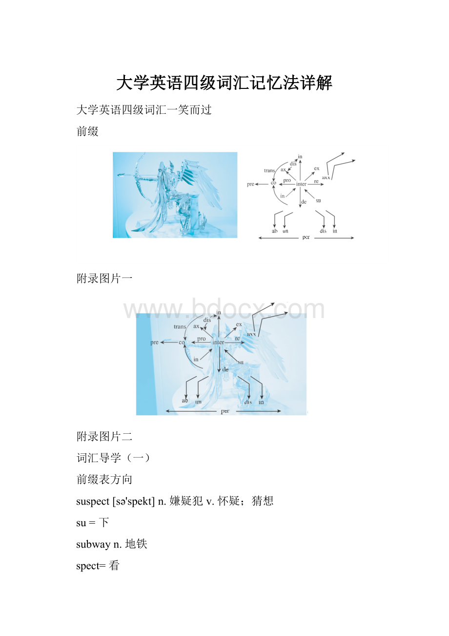 大学英语四级词汇记忆法详解.docx