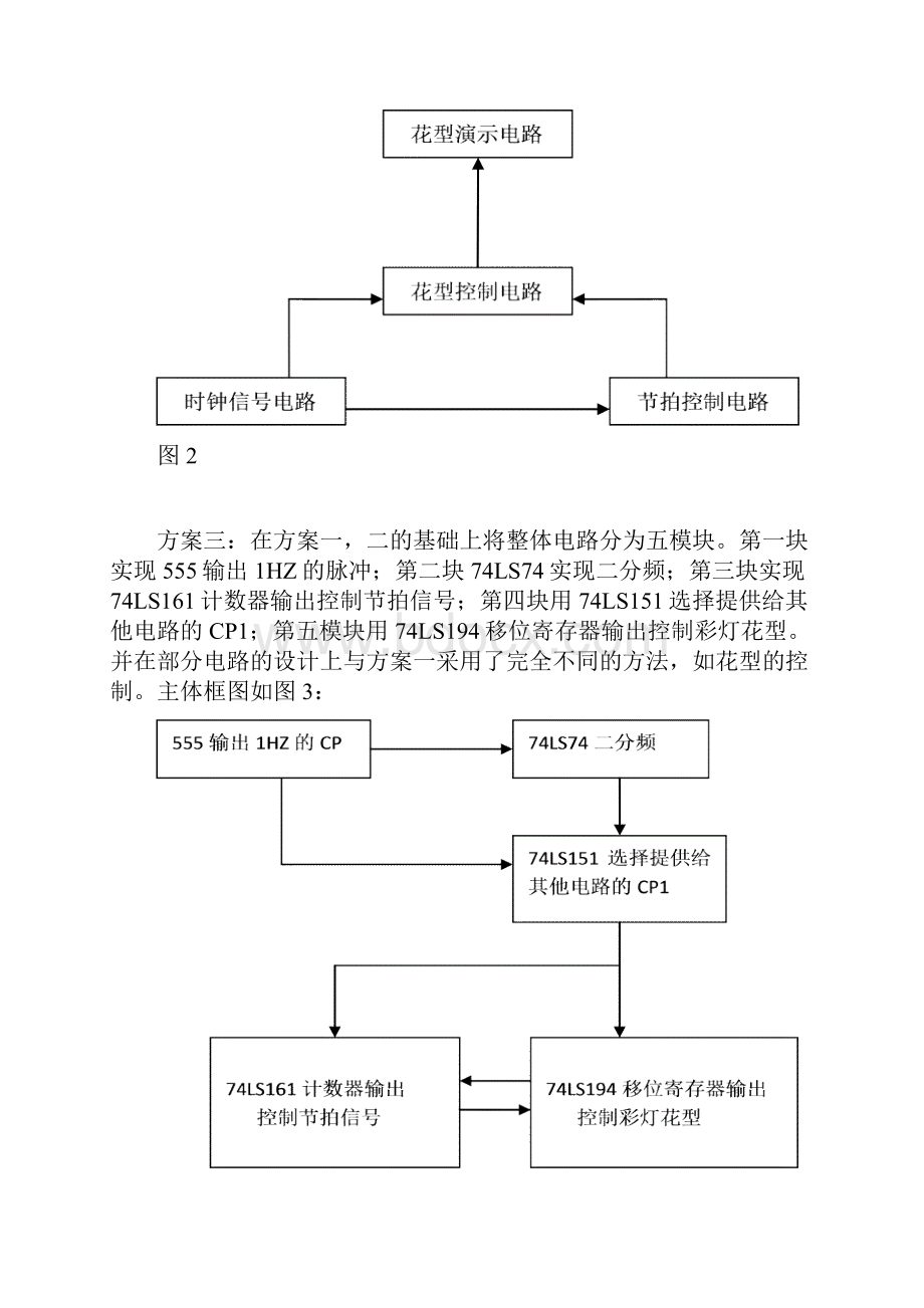 数电彩灯课程设计报告.docx_第3页