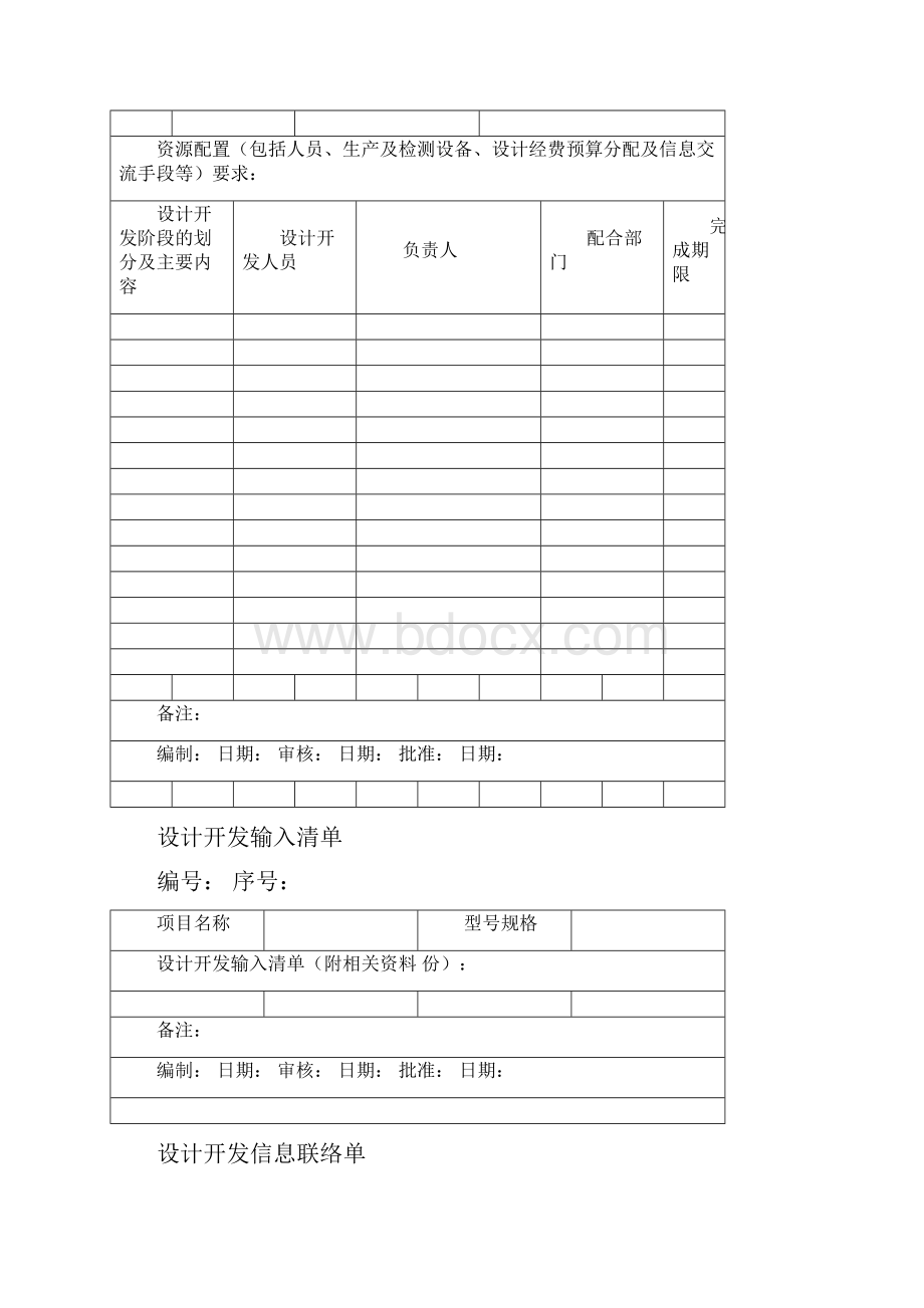 ISO9001设计开发全套表格.docx_第3页