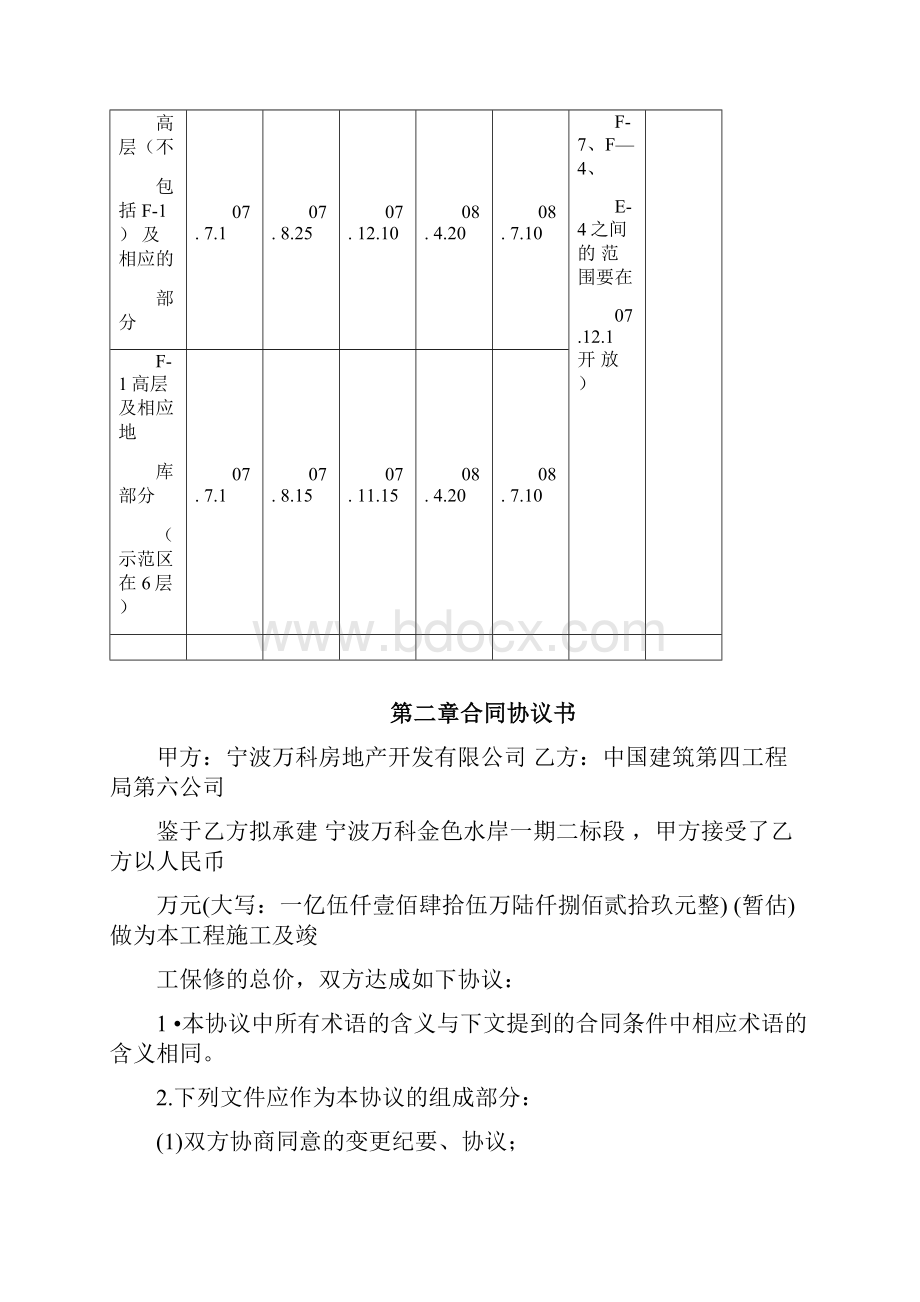 b最新万科地产建筑施工总承包合同65页.docx_第3页