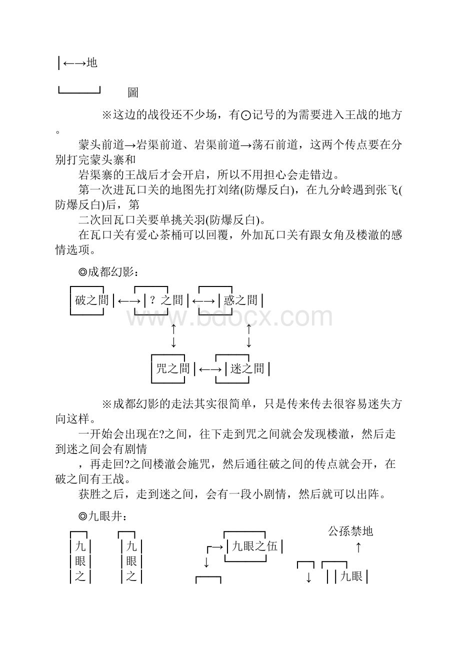 《幻想三国志4》迷宫地图资料.docx_第3页