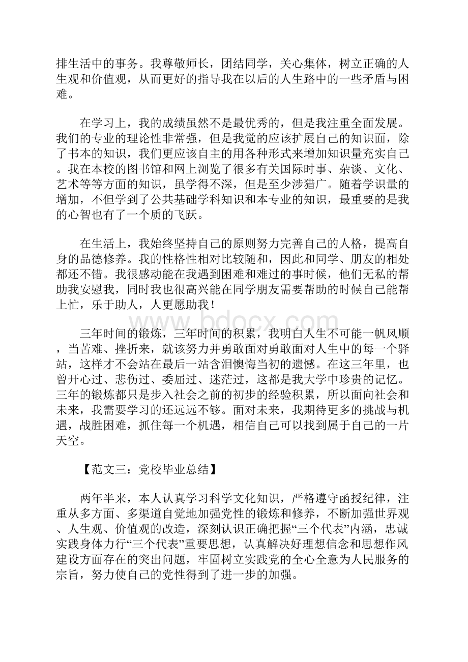 毕业总结格式.docx_第3页