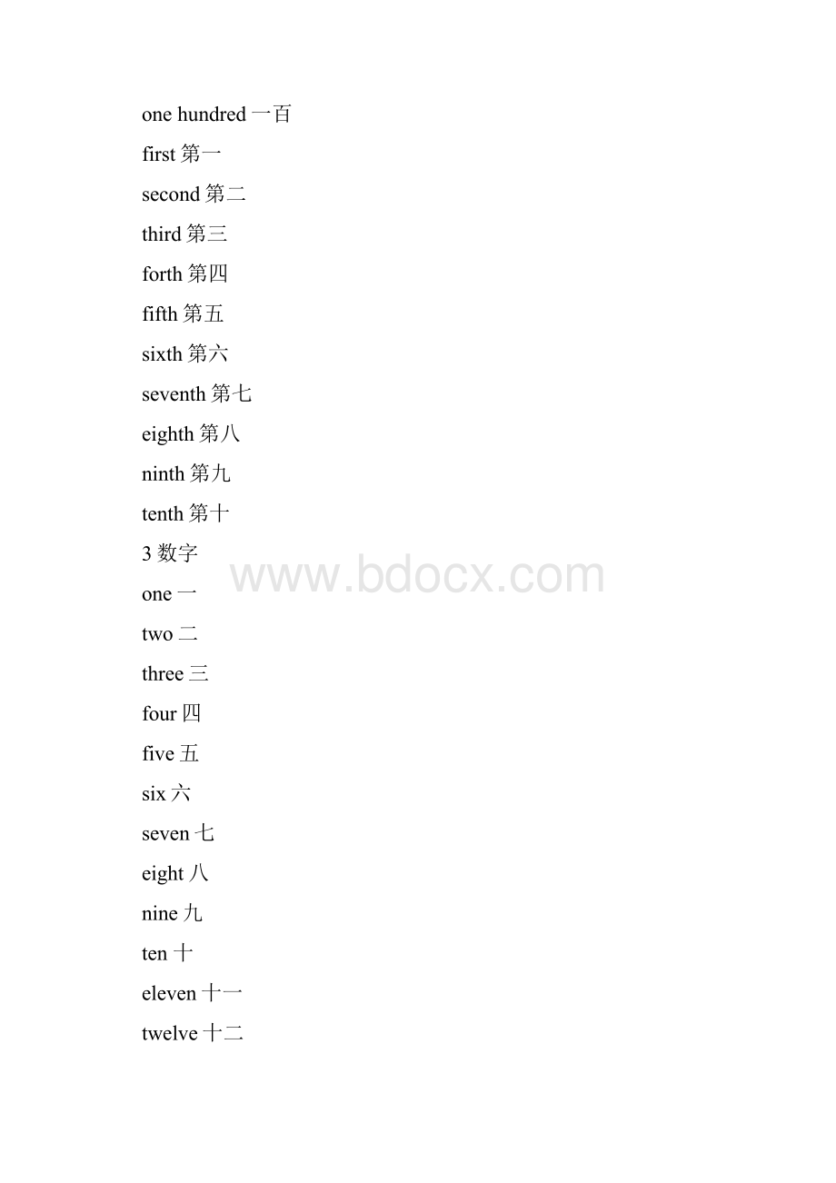 小学英语词汇分类篇便于背诵.docx_第3页