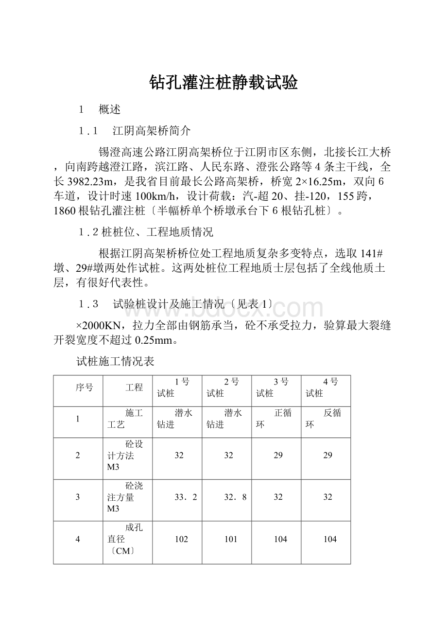 钻孔灌注桩静载试验.docx