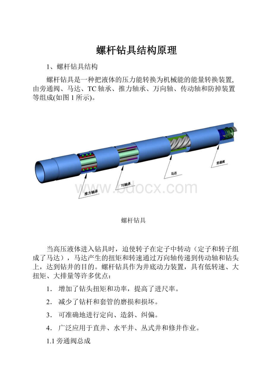 螺杆钻具结构原理.docx