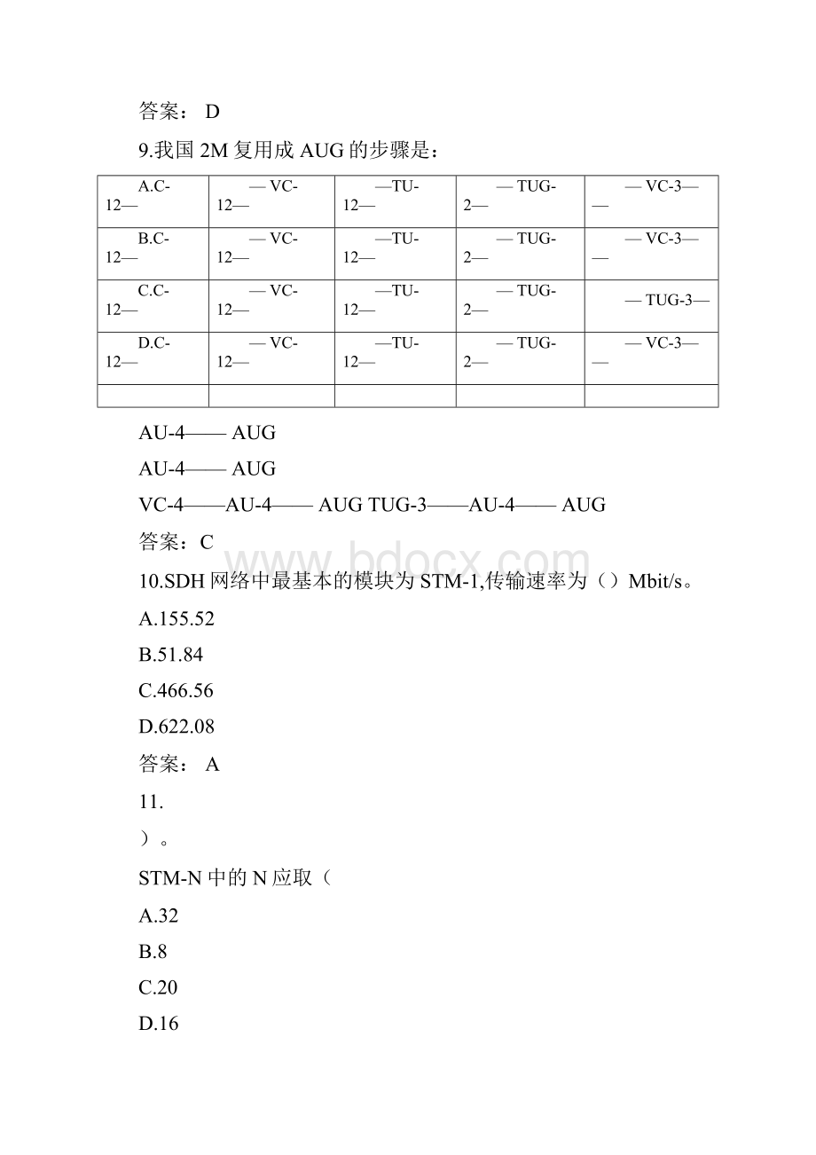 L等级考试L1传输设备通用烽火.docx_第3页