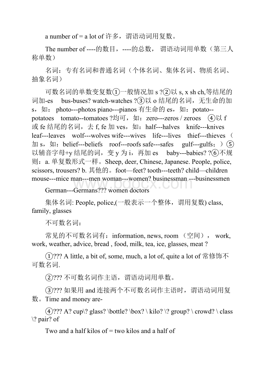 初中英语总复习知识点归纳基本全了.docx_第3页