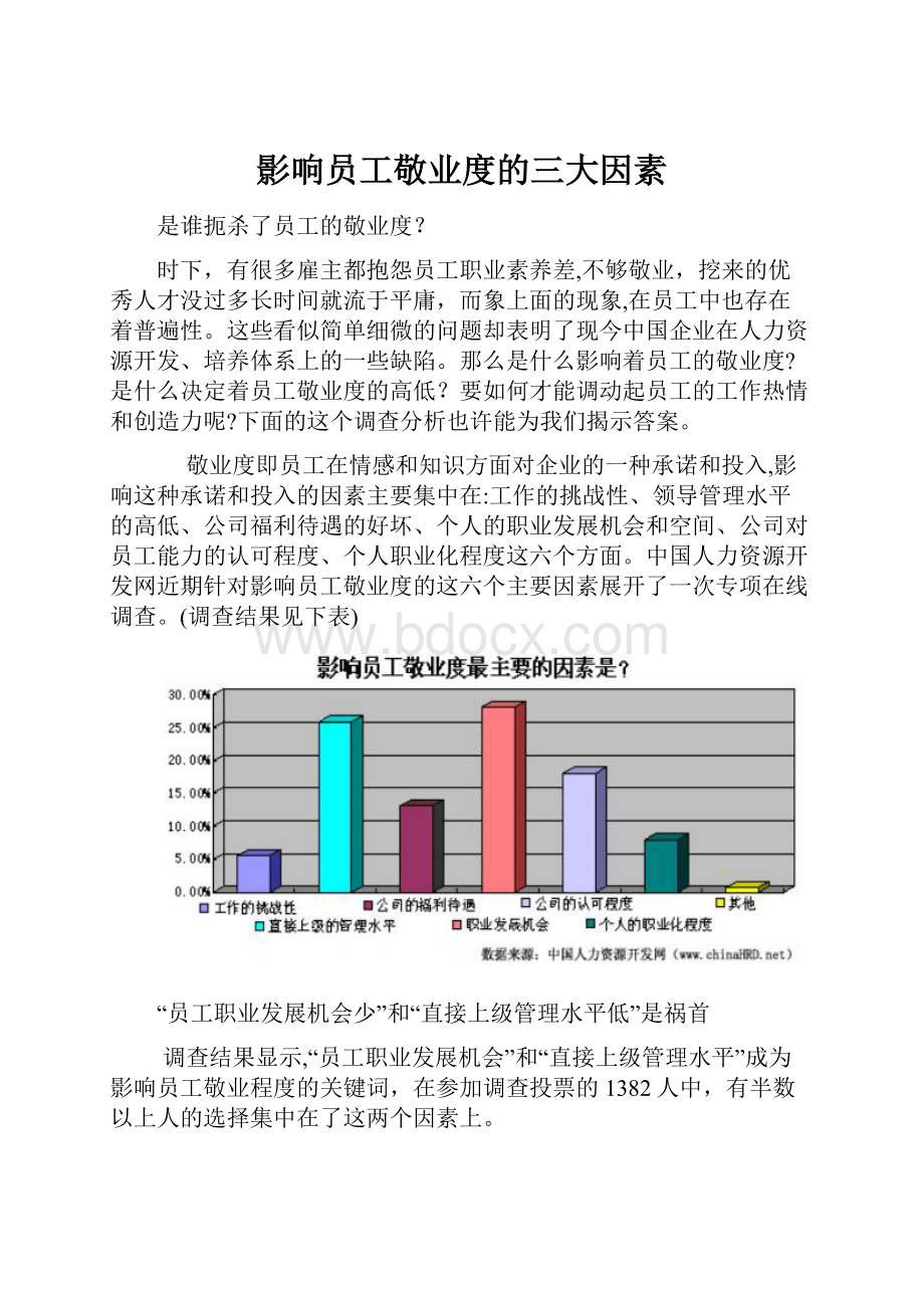 影响员工敬业度的三大因素.docx