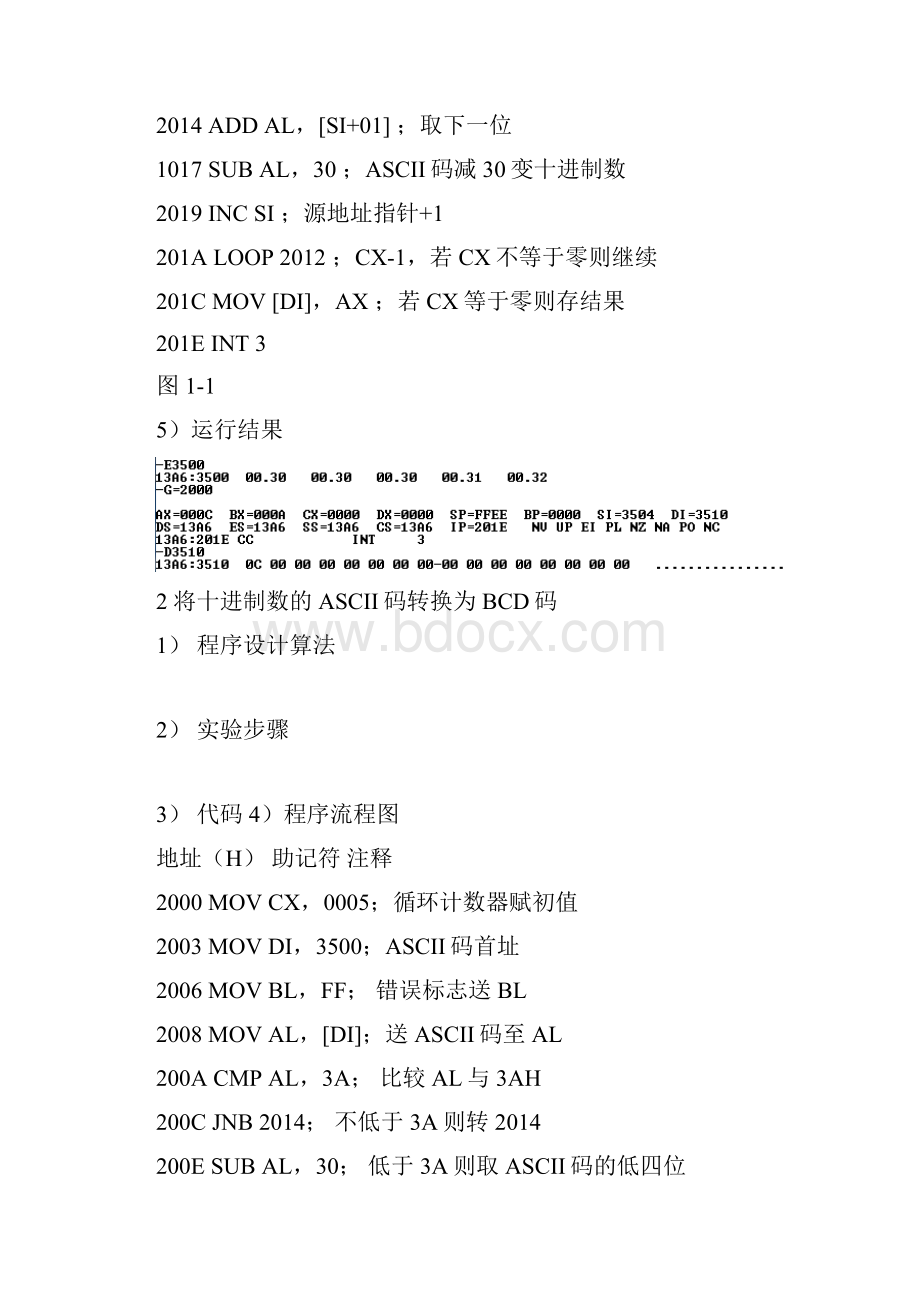 东华大学信息学院微机实验报告.docx_第2页