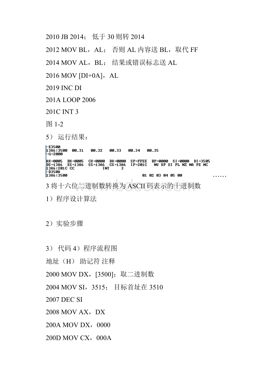 东华大学信息学院微机实验报告.docx_第3页